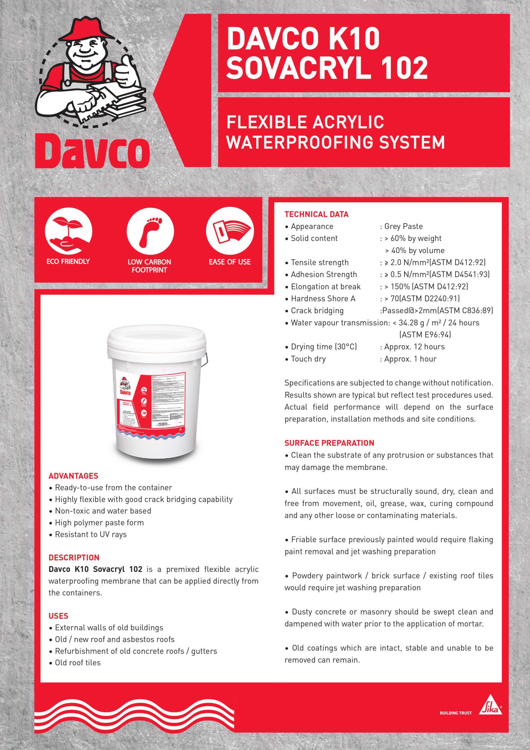 DAVCO K10 SOVACRYL 102 - 0001