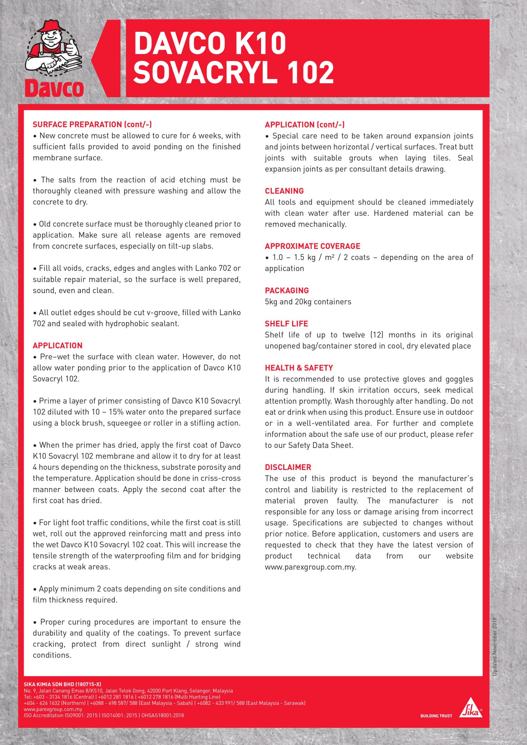 DAVCO K10 SOVACRYL 102 - 0002